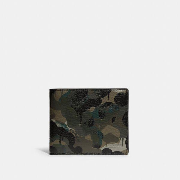 3-In-1 Wallet With Camo Print