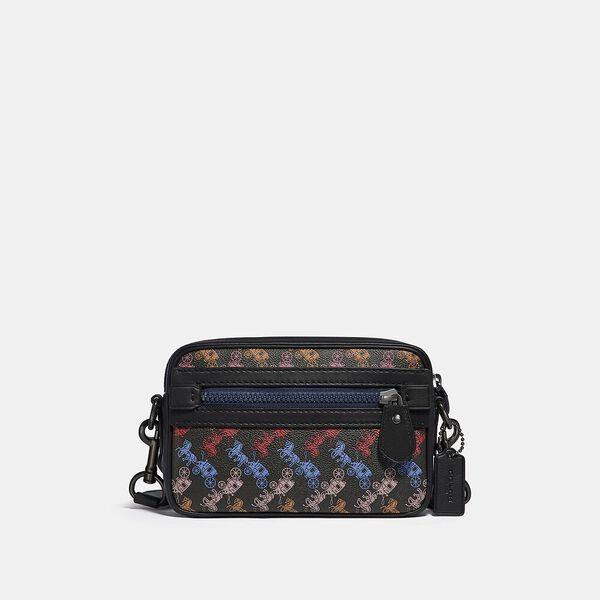 Academy Crossbody With Horse And Carriage Print