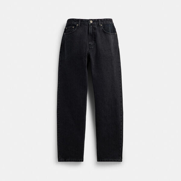 Black Taper Jeans