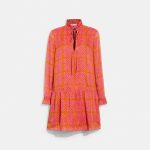 Sales Coupons Deals - Coach Bonnie Cashin Plaid Drop Waist Mini Dress