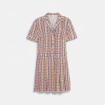 Sales Coupons Deals - Coach Bonnie Cashin Plaid Mini Dress