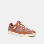 Sales Coupons Deals - Coach C201 Sneaker In Micro Signature Jacquard