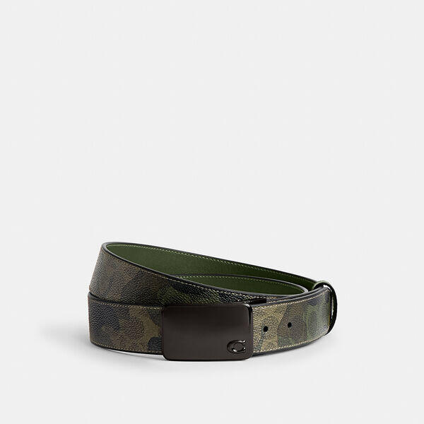 Camo Signature Plaque Belt, 38mm