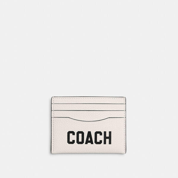 Card Case With Coach Graphic