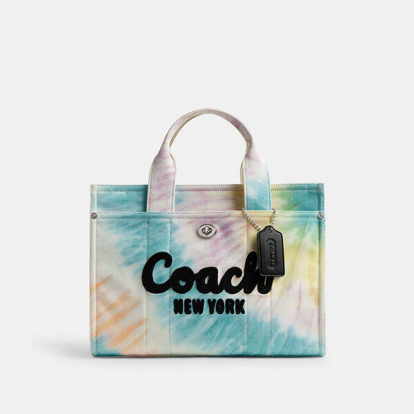 Cargo Tote Bag With Rainbow Tie-Dye