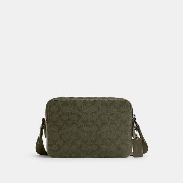 Charter Crossbody Bag 24 In Signature Canvas Jacquard