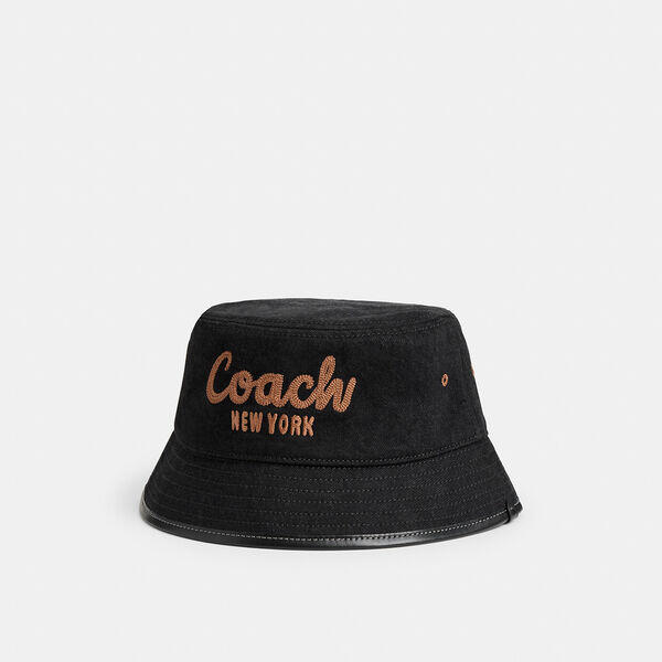 Coach 1941 Embroidered Denim Bucket Hat