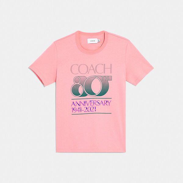 Coach 80th Anniversary T-Shirt In Organic Cotton