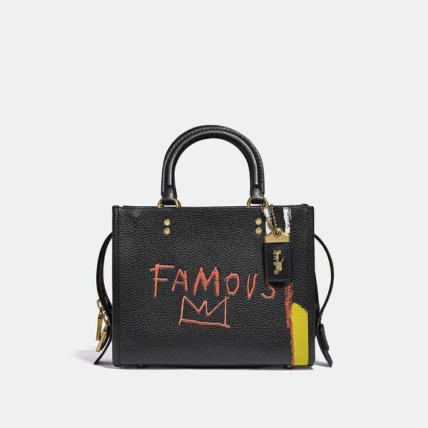 Coach X Basquiat Famous Crown Rogue Bag 25