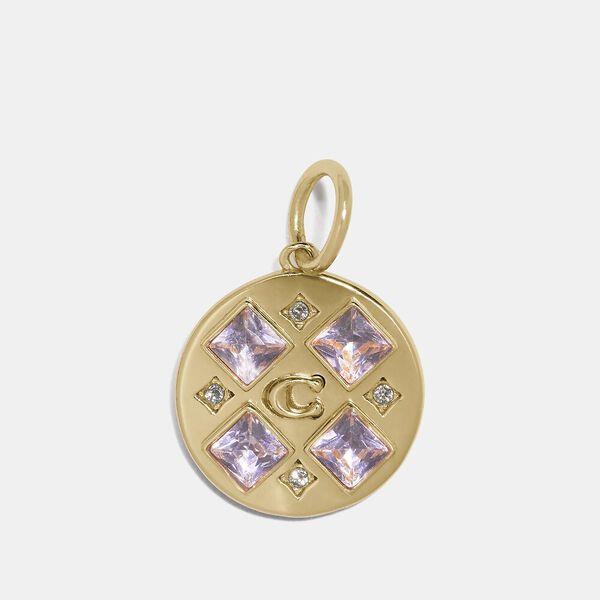 Collectible Crystal Signature Disc Charm