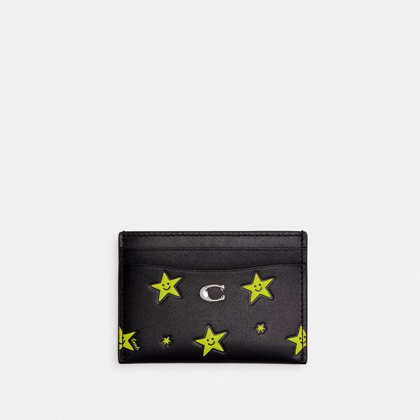 Cosmic Coach Essential Card Case With Star Print