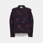 Sales Coupons Deals - Coach Crepe Long Sleeve Blouse