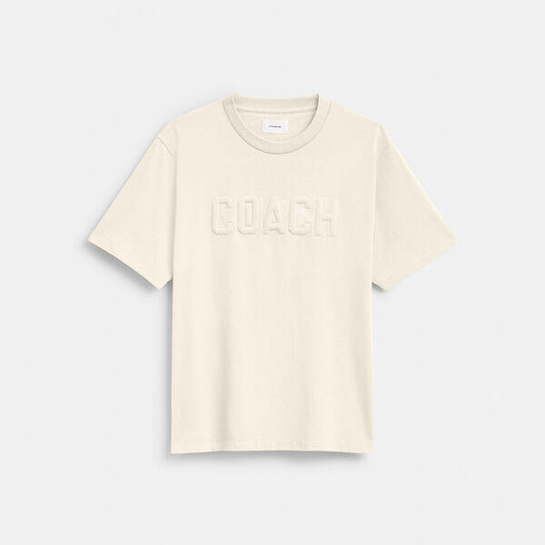 Debossed T-Shirt In Organic Cotton