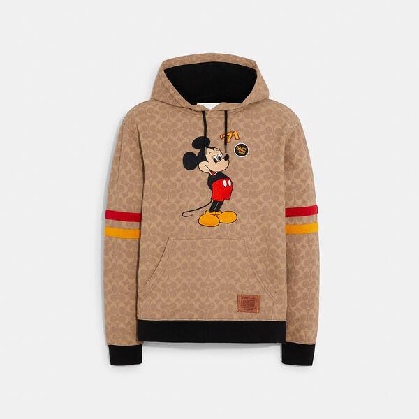 Disney x Coach Mickey Mouse Signature Hoodie In Organic Cotton