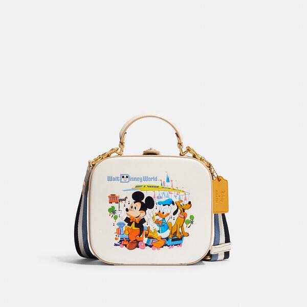 Disney x Coach Square Bag With Mickey Mouse And Friends Motif