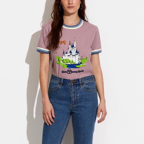 Disney x Coach Triple Rib T-Shirt In Organic Cotton