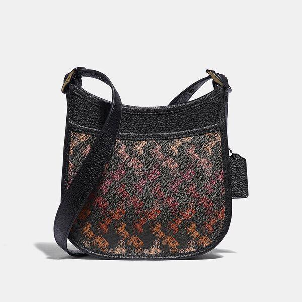 Emery Crossbody 21 With Horse And Carriage Print