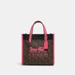 Sales Coupons Deals - Coach Field Tote 22 With Horse And Carriage Print And Carriage Badge