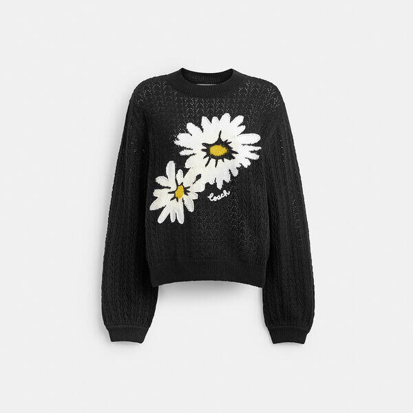 Floral Crewneck Sweater