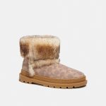 Sales Coupons Deals - Coach Folded Stone Shearling Bootie