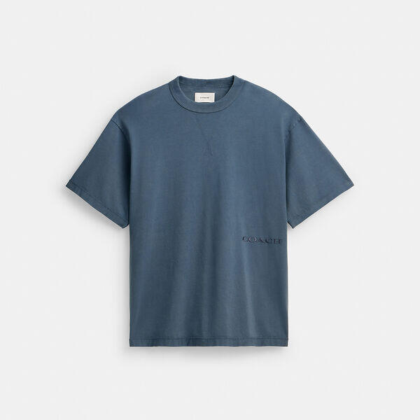 Garment Dye T-Shirt In Organic Cotton