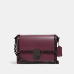 Sales Coupons Deals - Coach Hutton Shoulder Bag With Snakeskin Detail