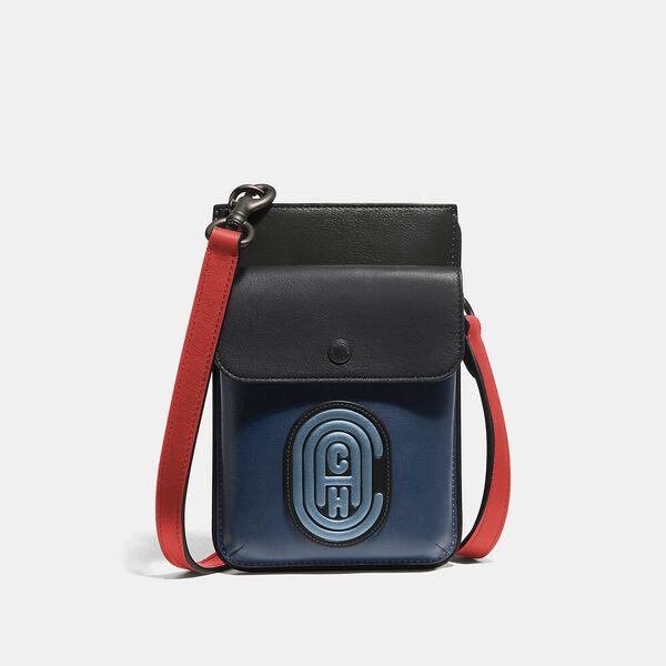 Hybrid Pouch In Colorblock With Coach Patch