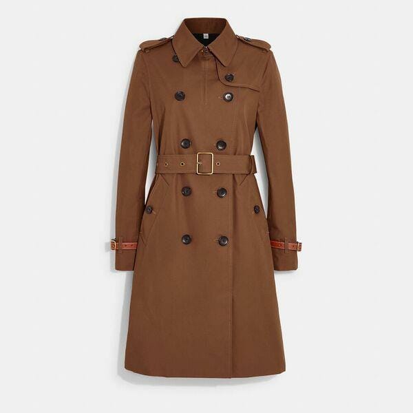 Icon Trench Coat In Organic Cotton And Recycled Polyester
