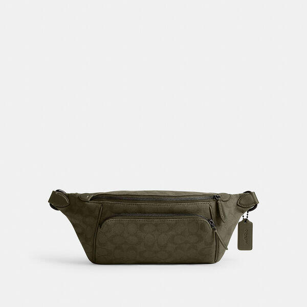 League Belt Bag In Signature Canvas Jacquard