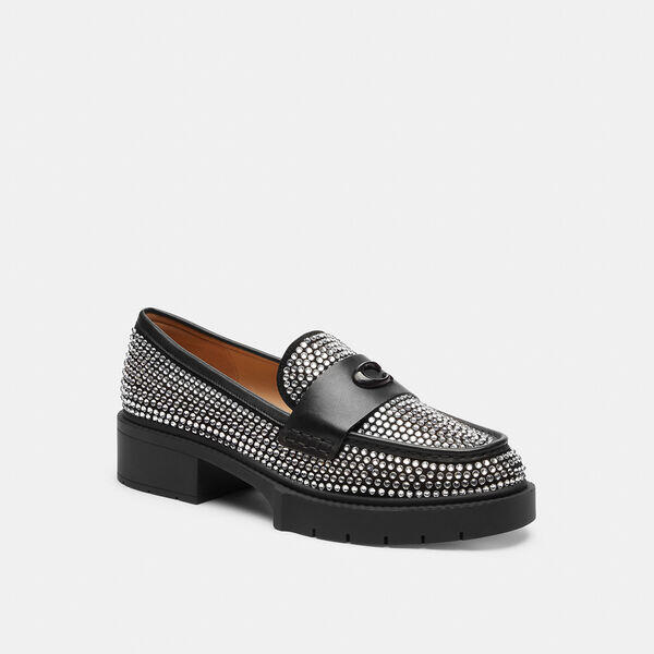 Leah Loafer With Crystal