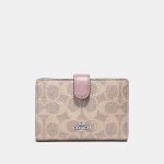 Sales Coupons Deals - Coach Medium Corner Zip Wallet In Colorblock Signature Canvas