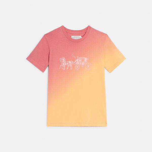 Ombre Horse And Carriage T-Shirt In Organic Cotton