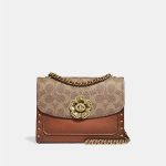 Sales Coupons Deals - Coach Parker 18 In Signature Canvas With Rivets