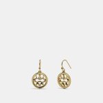 Sales Coupons Deals - Coach Pierced Signature Drop Earrings
