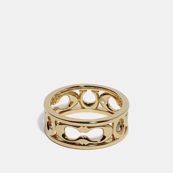 Pierced Signature Ring