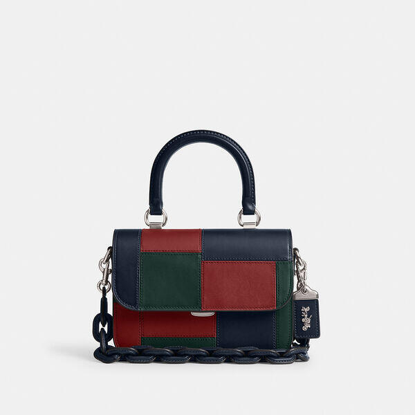 Rogue Top Handle Bag With Patchwork