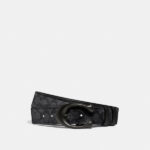 Sales Coupons Deals - Coach Sculpted C Buckle Cut To Size Reversible Belt