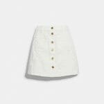 Sales Coupons Deals - Coach Signature Denim Skirt
