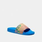 Sales Coupons Deals - Coach Signature Slide In Rainbow Signature Canvas