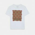 Sales Coupons Deals - Coach Signature Strawberry T-Shirt In Organic Cotton