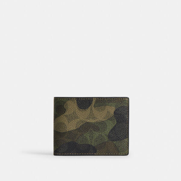 Slim Billfold Wallet In Signature Camo Print