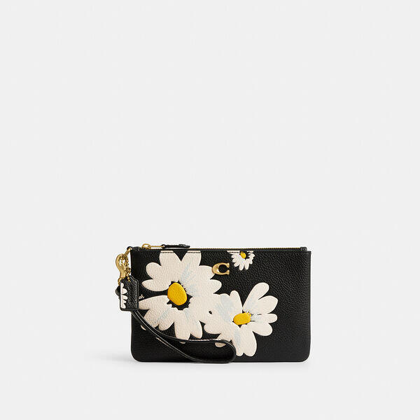 Small Wristlet With Floral Print