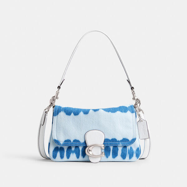 Soft Tabby Shoulder Bag With Tie-Dye