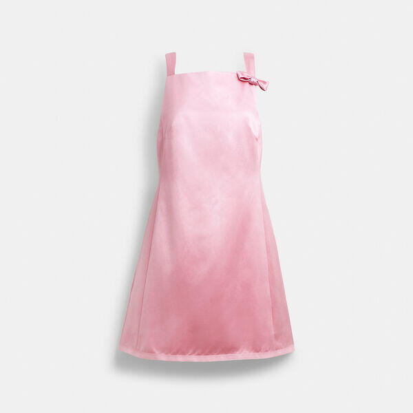 Square Neck Satin Mini Dress