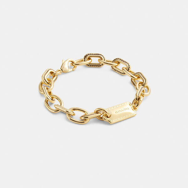 Stitched Chain Link Bracelet