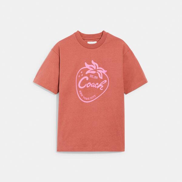 Strawberry Skater T-Shirt In Organic Cotton