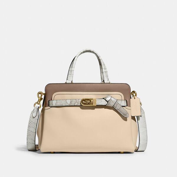 Tate Carryall 29 In Colorblock With Snakeskin Detail