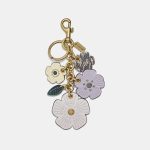 Sales Coupons Deals - Coach Tea Rose Mix Bag Charm With Snakeskin Detail