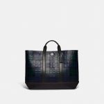 Sales Coupons Deals - Coach Toby Turnlock Tote With Plaid Print