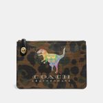 Sales Coupons Deals - Coach Turnlock Pouch 26 With Rainbow Signature Rexy